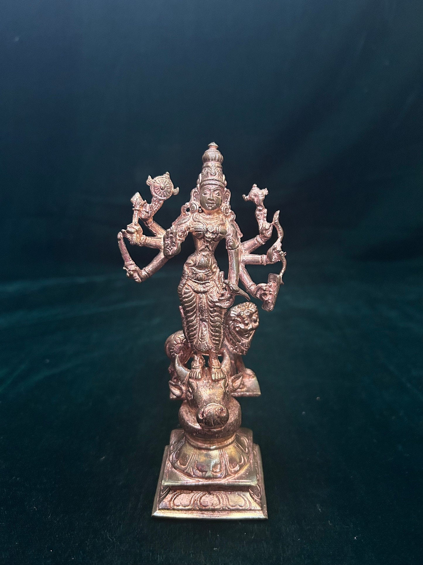 Prasiddh copper idols presents Copper idol of pattishwaran durga / patteeswaran durga