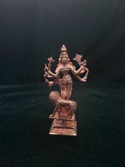 Prasiddh copper idols presents Copper idol of pattishwaran durga / patteeswaran durga