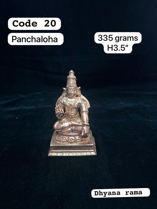 Panchaloha made Dhyana rama