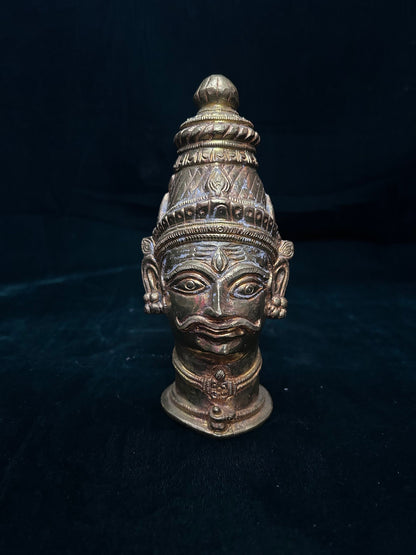 Prasiddh copper idol present panchaloha idol of mukalinga / shivaface