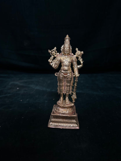 Prasiddh copper idol present panchaloha idol of chennakeshava narayana / vishnu