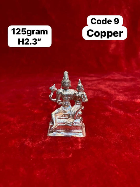 copper made antique replicated lakshmi narayana swamy