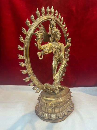 Panchaloha made fine casted Nataraja swamy idol