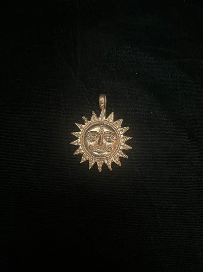 Panchaloha made Surya deva dollar / surya pendant