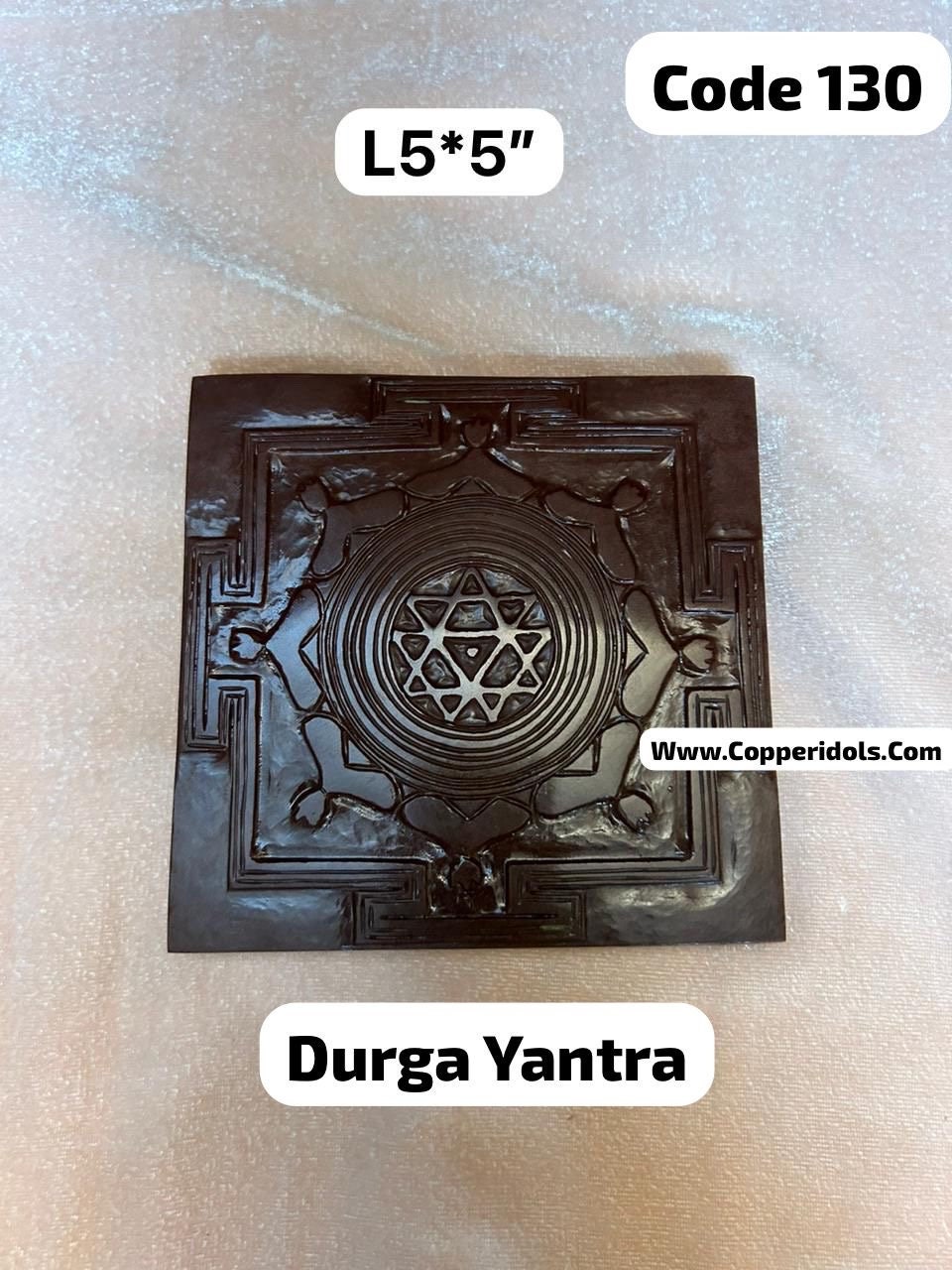 Durga yantra made of Red Jasper