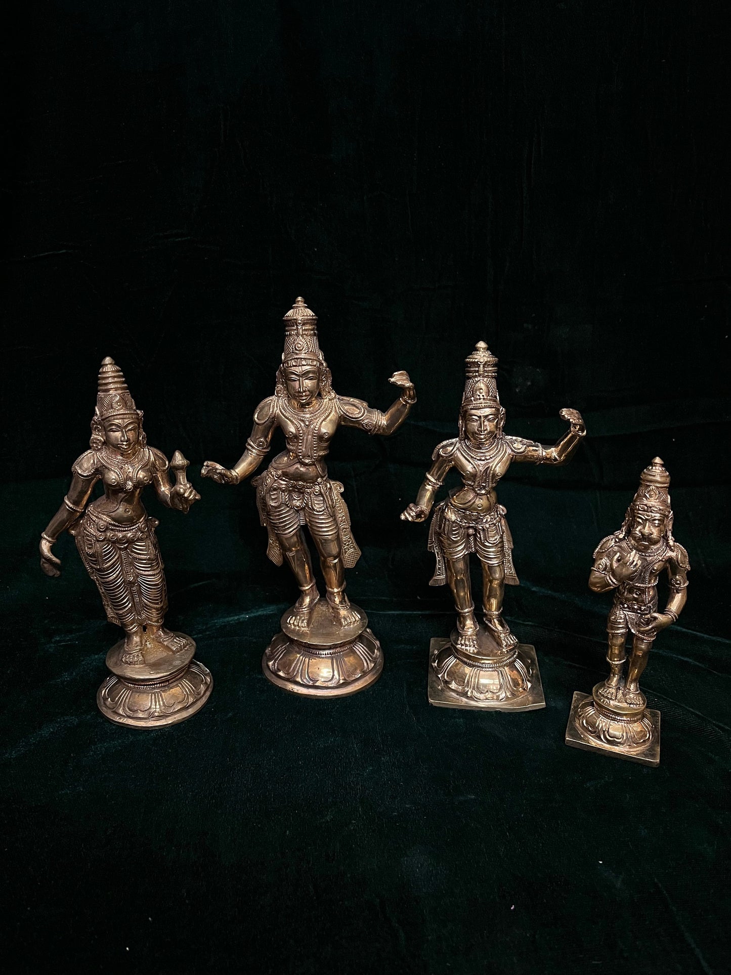 Panchaloha handcrafted Sri Ram Parivara/ Rama set / rama parivara