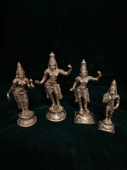 Panchaloha handcrafted Sri Ram Parivara/ Rama set / rama parivara