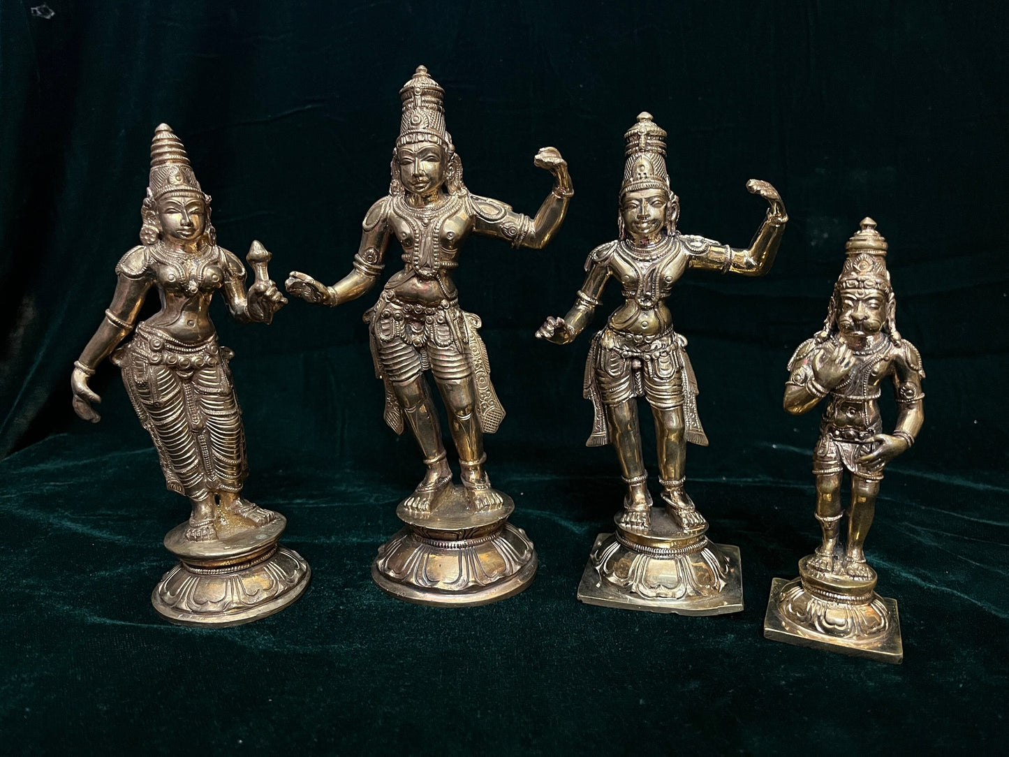 Panchaloha handcrafted Sri Ram Parivara/ Rama set / rama parivara