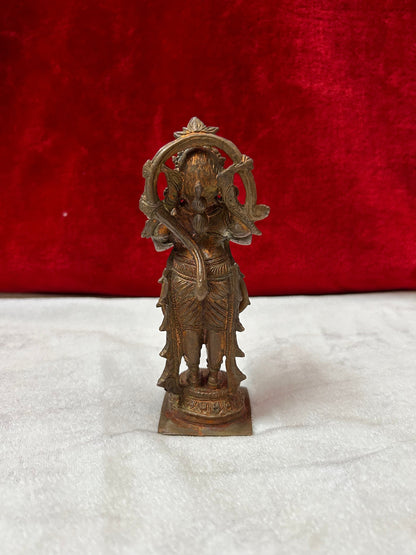 Copper made Hanuman idol/ Anjaneya/ hanumantha/ Maruthi/ standing hanuman