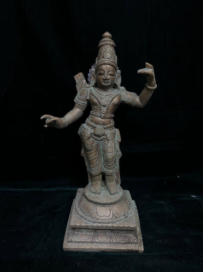 Vintage bronze cast Shri rama swamy