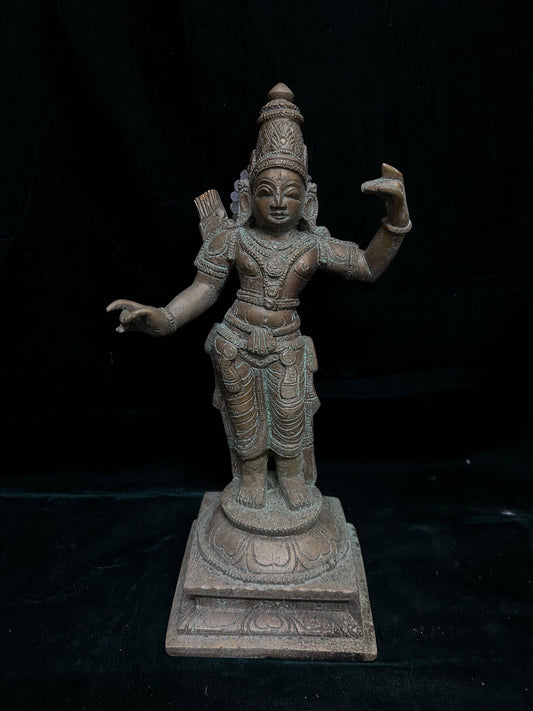 Vintage bronze cast Shri rama swamy