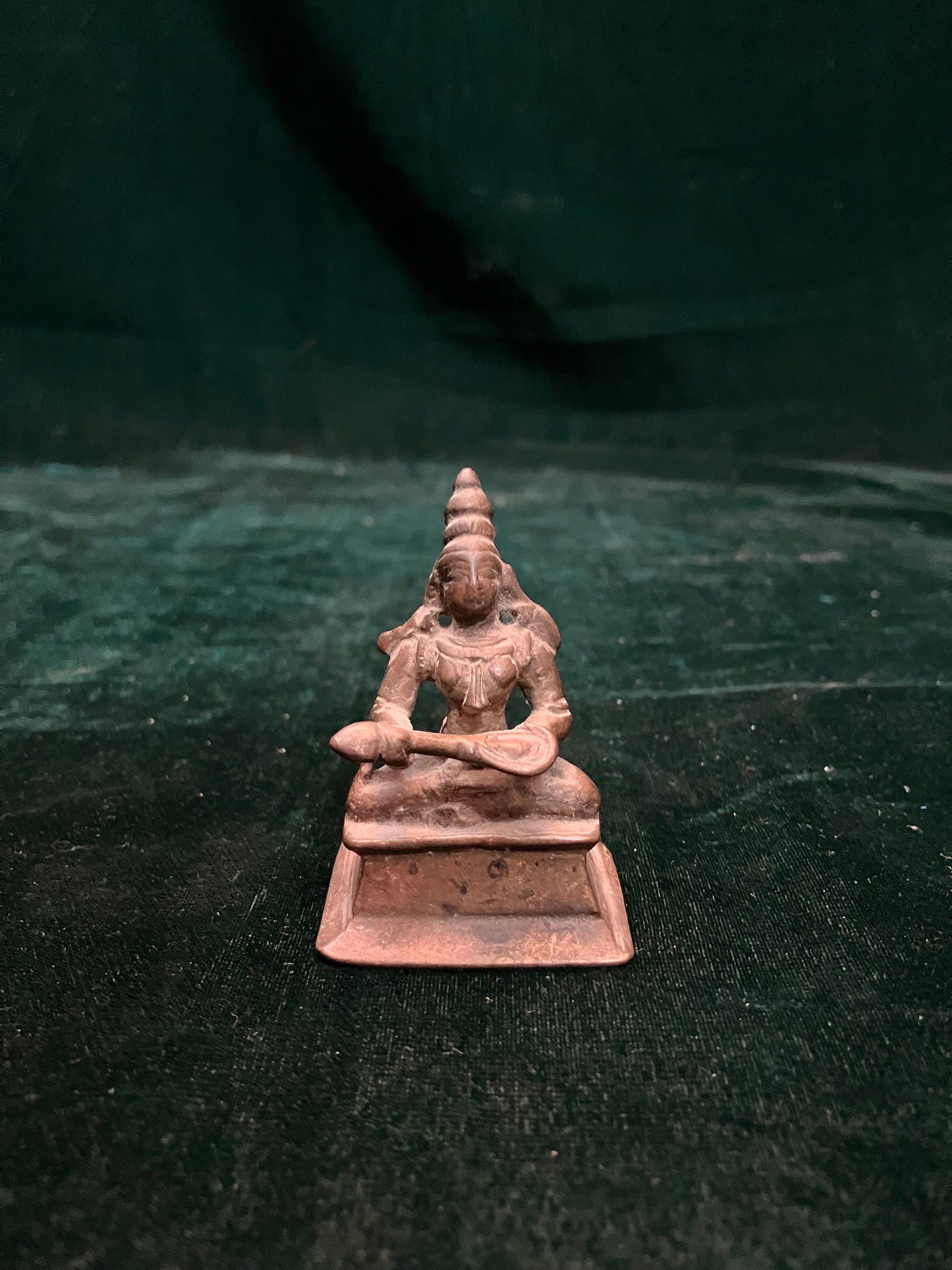 Vintage bronze casted annapoorna idol