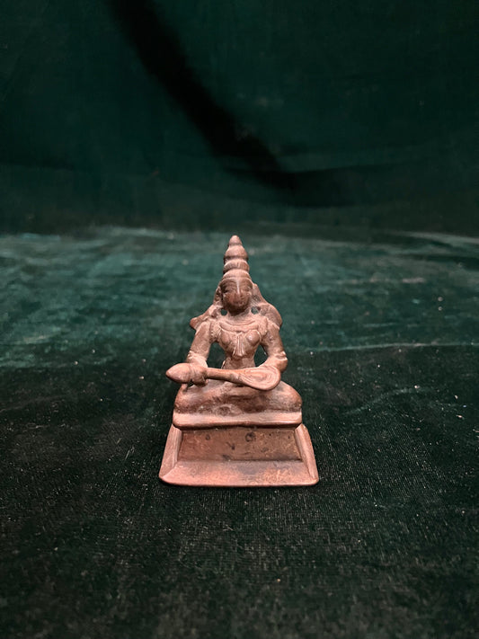 Vintage bronze casted annapoorna idol