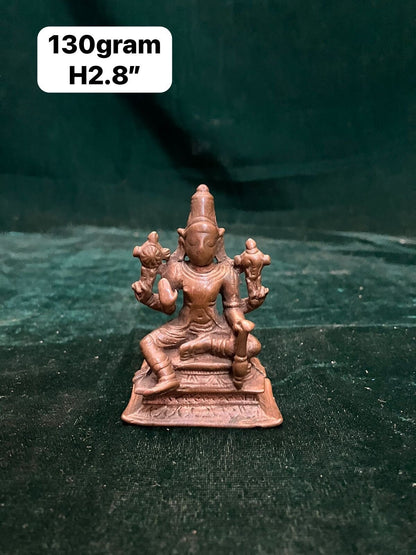 Vintage bronze casted vaikunta narayna idol