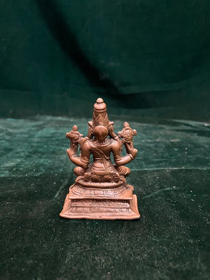 Vintage bronze casted vaikunta narayna idol