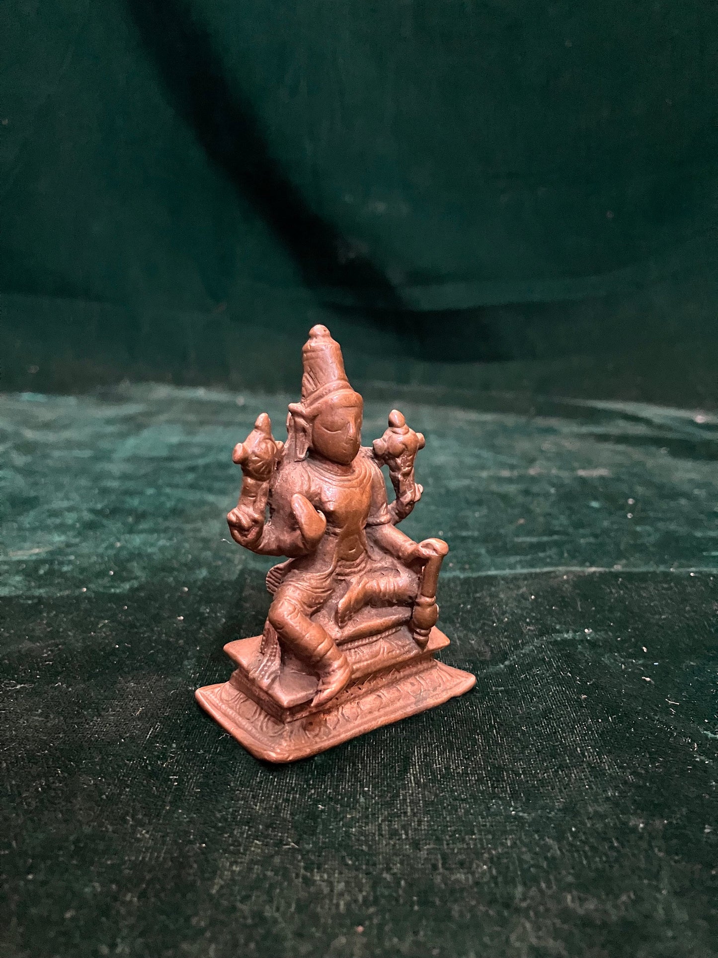 Vintage bronze casted vaikunta narayna idol