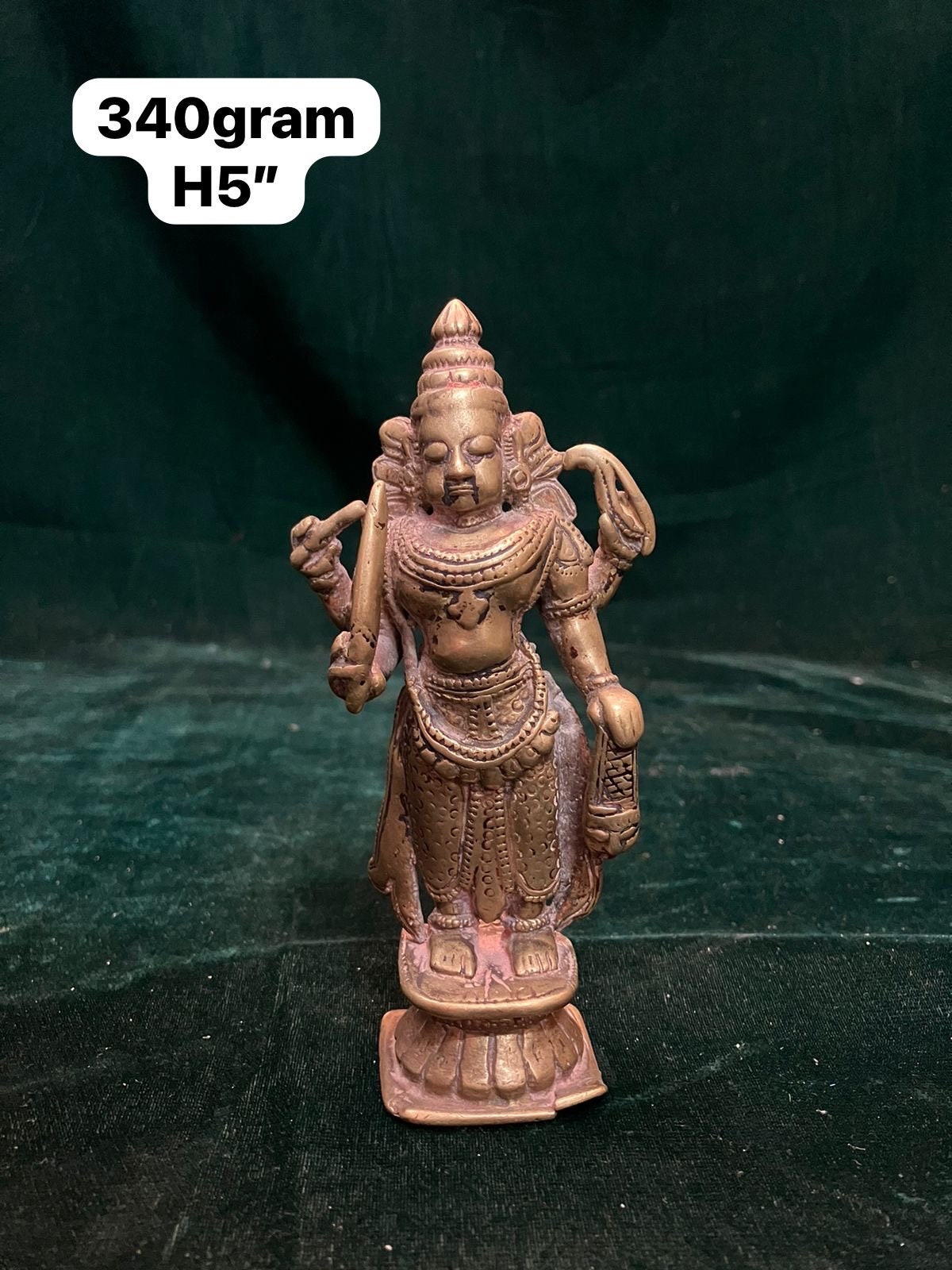 Vinatge bronze casted Veerabhadra swamy idol