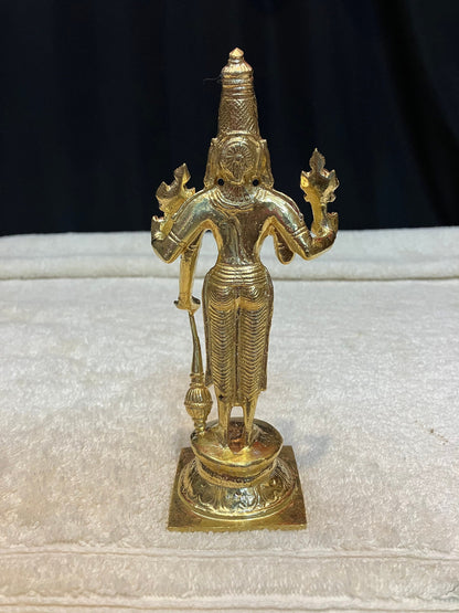 Prasiddh copper idol present panchaloha idol of ranganatha swamy / srirangam style vishnu