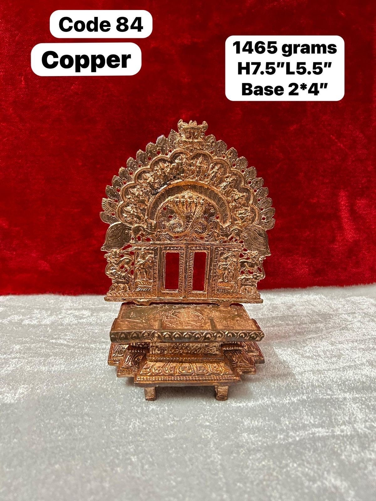 copper made dashavatara peeta prabhavali