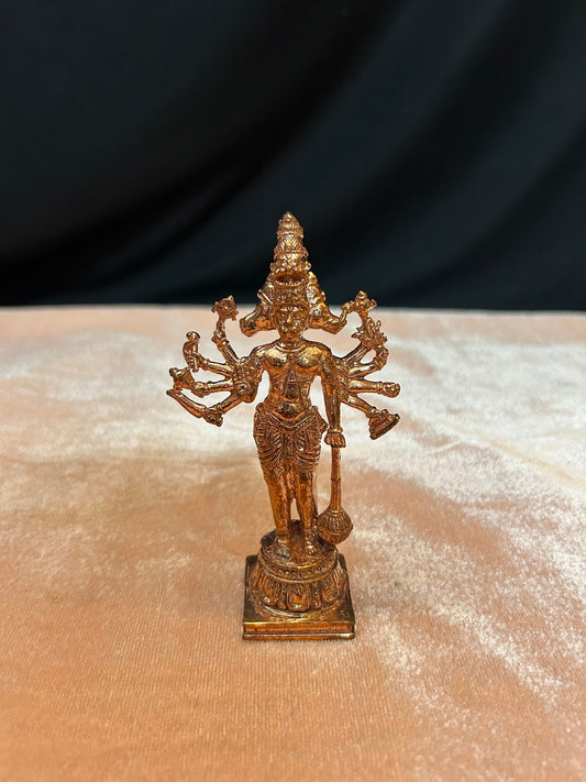 copper made panchamuki hanuman / panchamuka hanuman