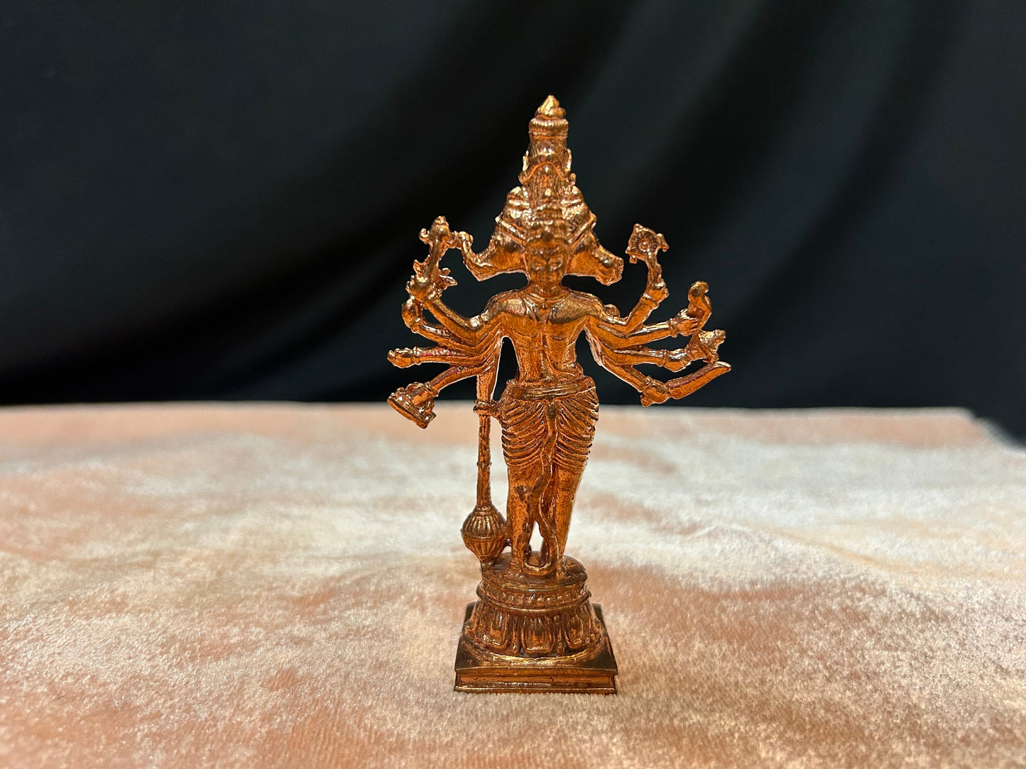 copper made panchamuki hanuman / panchamuka hanuman