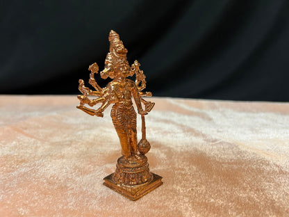 copper made panchamuki hanuman / panchamuka hanuman