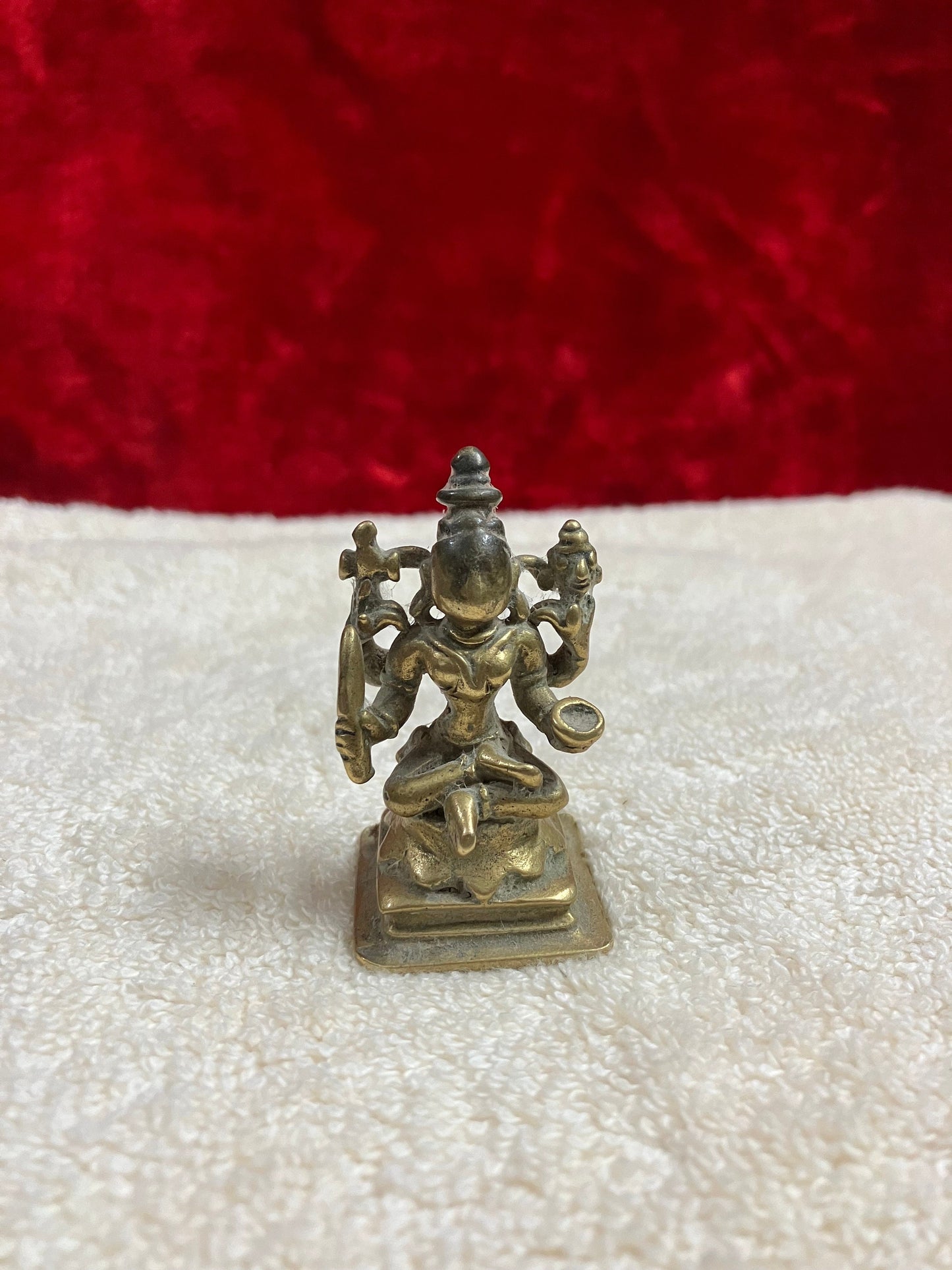 Vintage bronze idol of mariamma / mariyamma