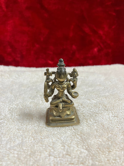 Vintage bronze idol of mariamma / mariyamma