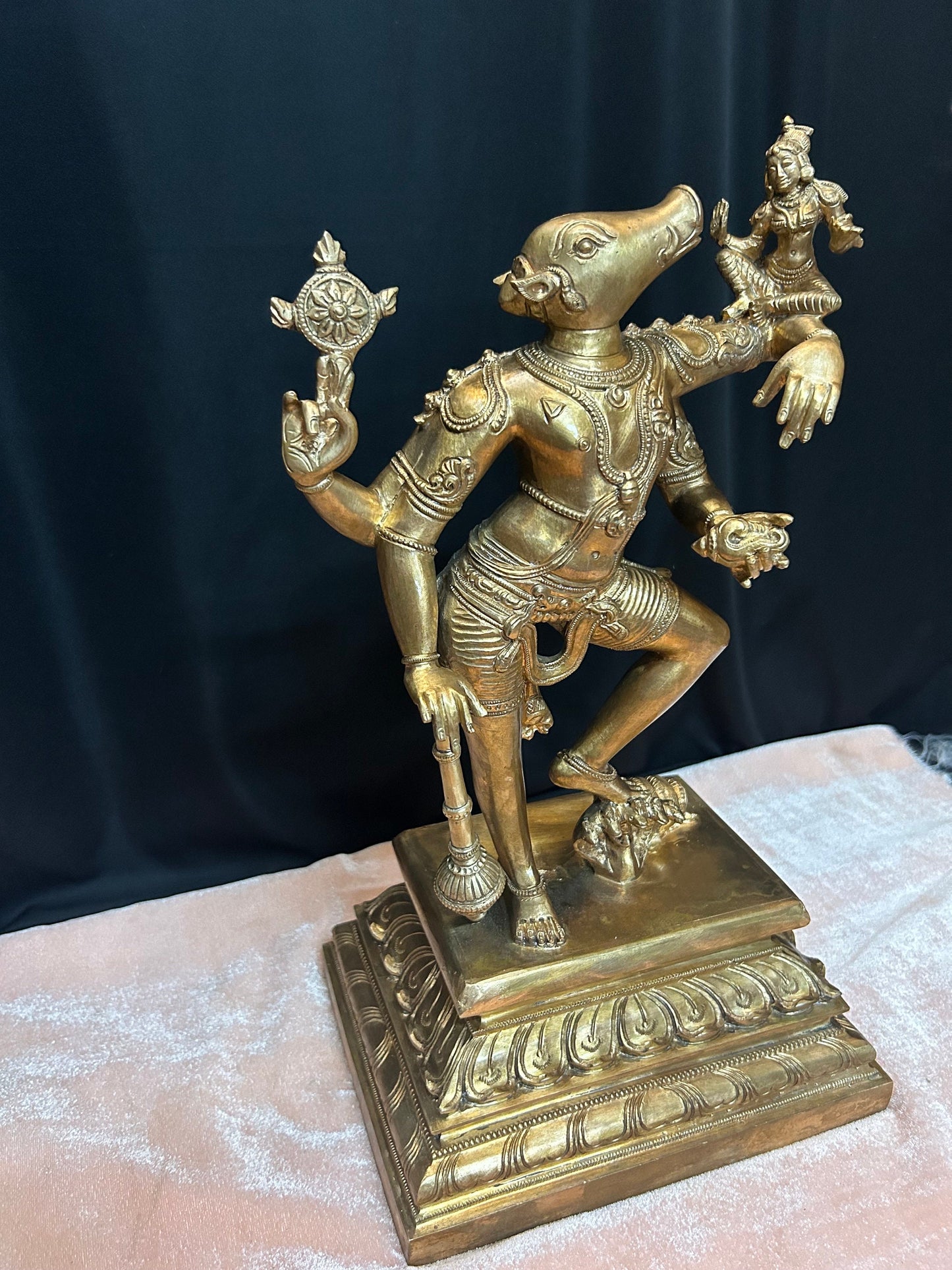 Panchaloha handcrafted Bhu varaha swamy/ varaha swamy