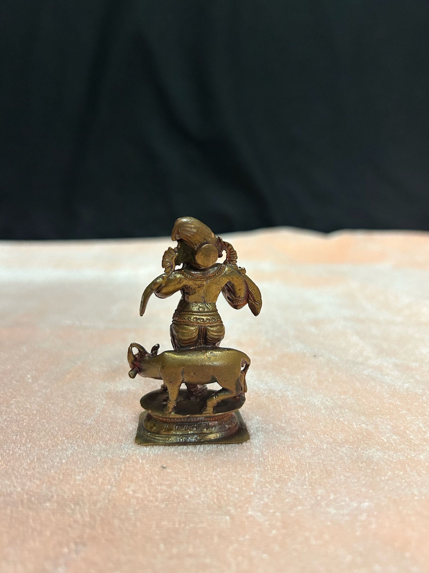 copper made cowkrishna / flueting krishna / gopalakrishna