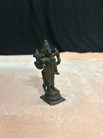 vintage bronze cast srinivasa idol