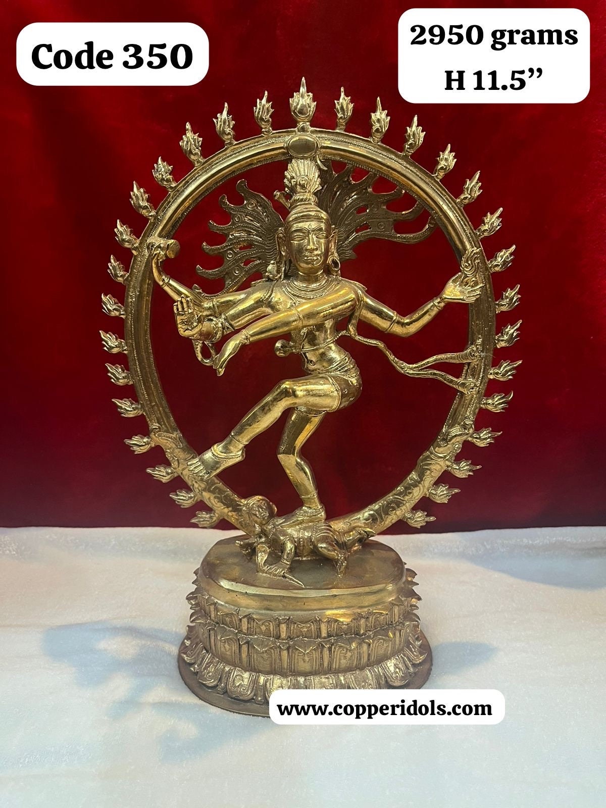 Panchaloha made fine casted Nataraja swamy idol