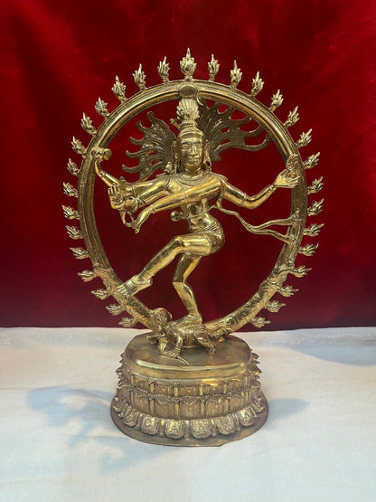 Panchaloha made fine casted Nataraja swamy idol