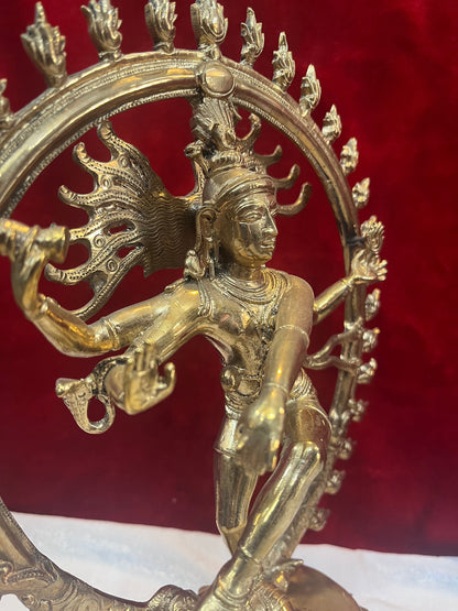 Panchaloha made fine casted Nataraja swamy idol