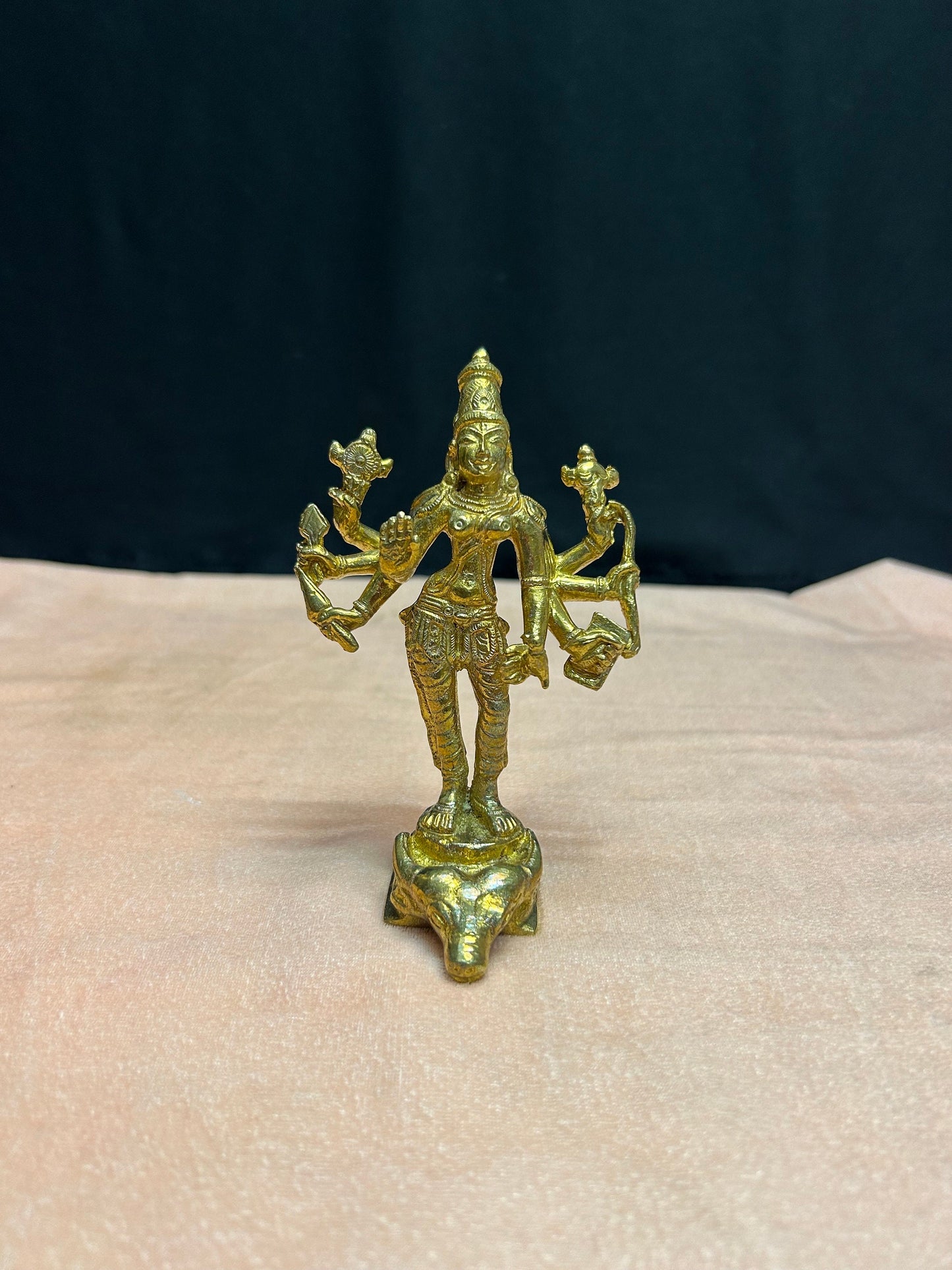 Prasiddh copper idols presents panchaloha idol of pateeshwaram durga/ Durgi/ Kali