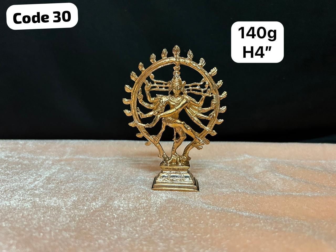 Panchaloha handcrafted idol of nataraja swamy rare form