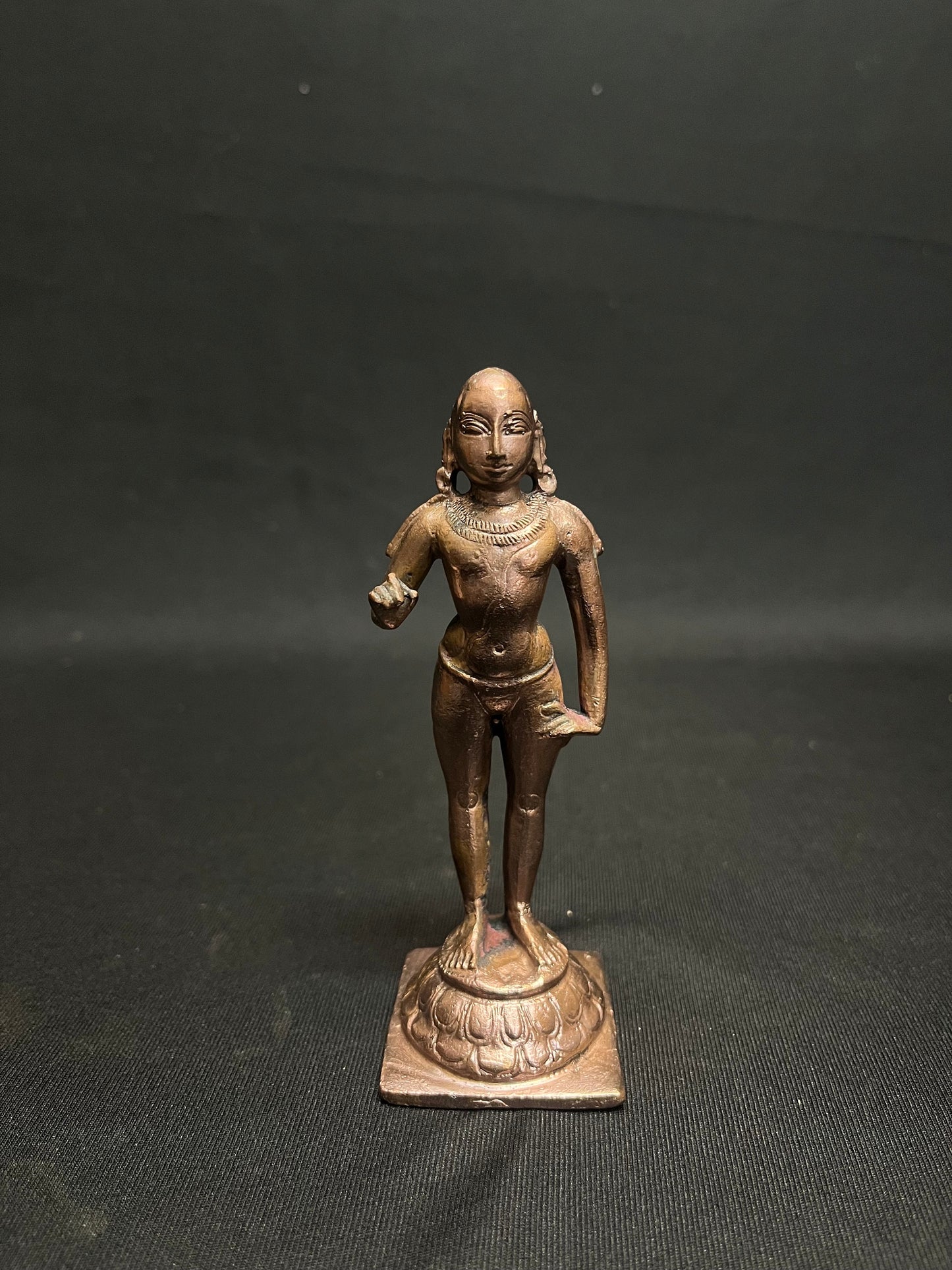 Prasiddh copper idols presents copper idol of dhandapani / palani murugan / subramanya swamy in antique polish