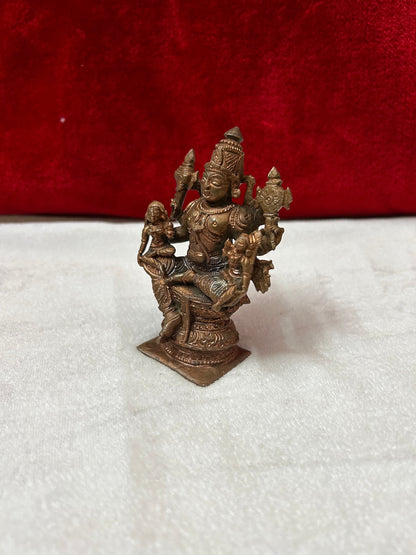 Copper made Vishnu with sreedevi bhudevi/ narayana with sreedevi bhudevi/ sreenivasa with lakshmi and padmavathi