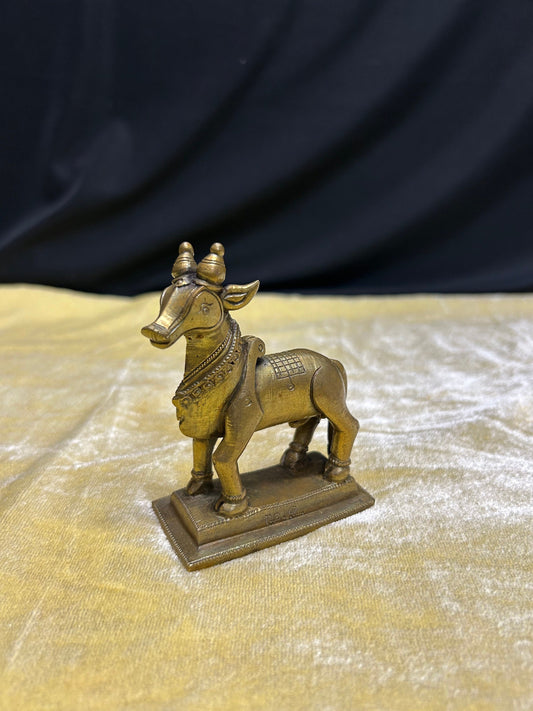 Vintage bronze made south style nandi