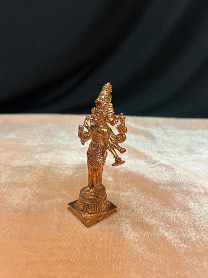 copper made panchamuki hanuman / panchamuka hanuman