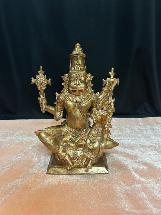 Panchaloha handcrafted lakshmi narasimha swamy/ narasimha swamy