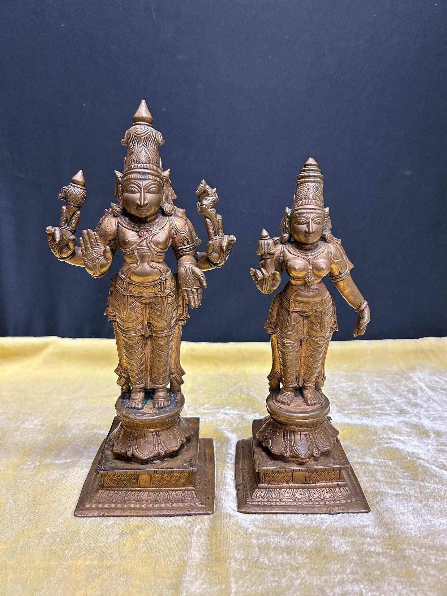 Vintage Parvati parameshwara idols