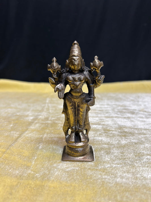 Vintage bronze made Srinivasa idol