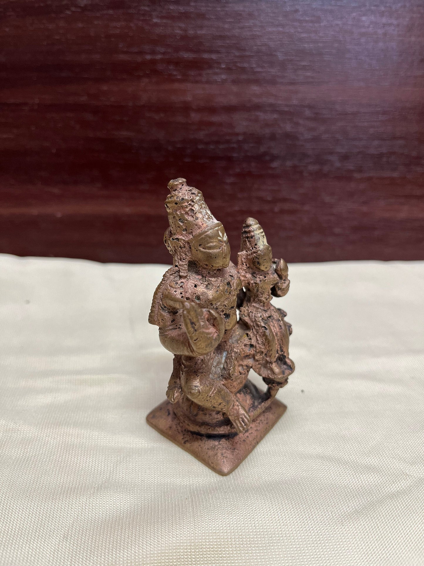 Vintage bronze made pattabhi rama idol