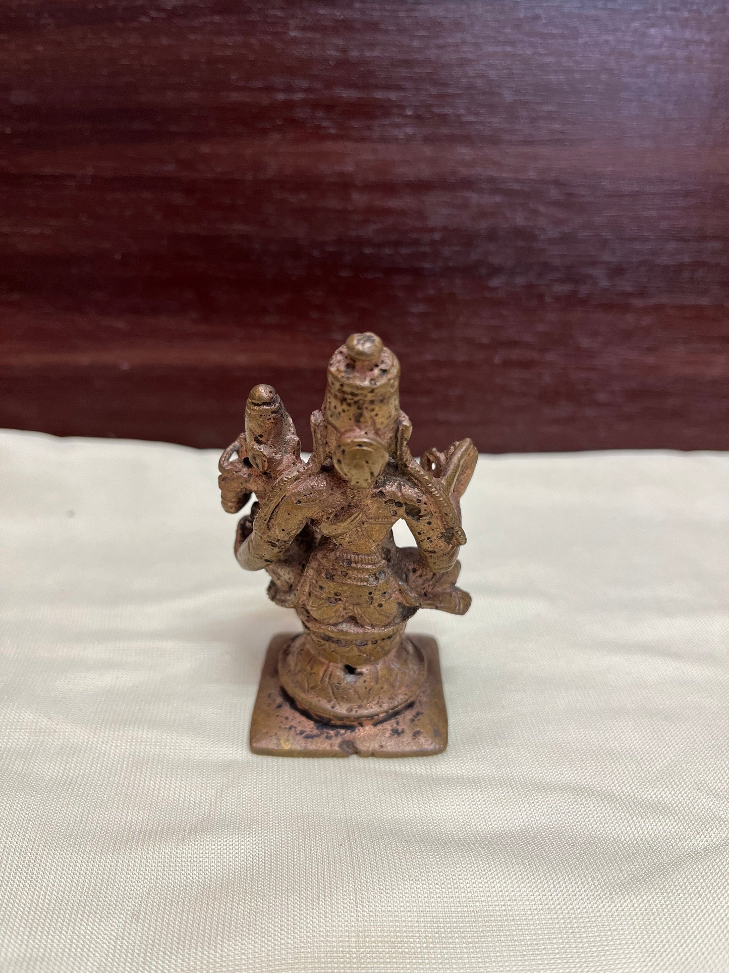 Vintage bronze made pattabhi rama idol