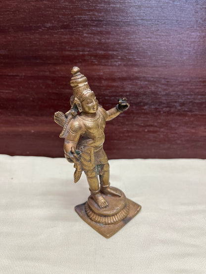 Vintage copper made rama idol