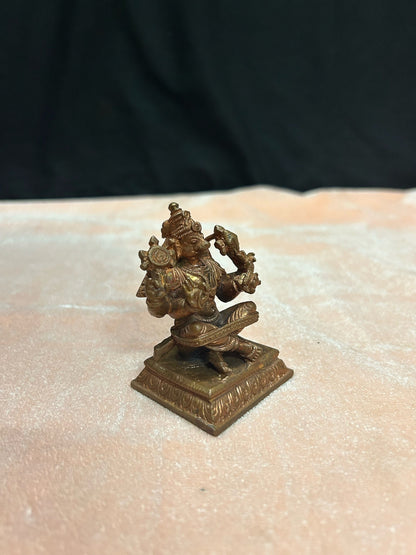 copper made yoga hanuman / gathikachala anjaneya