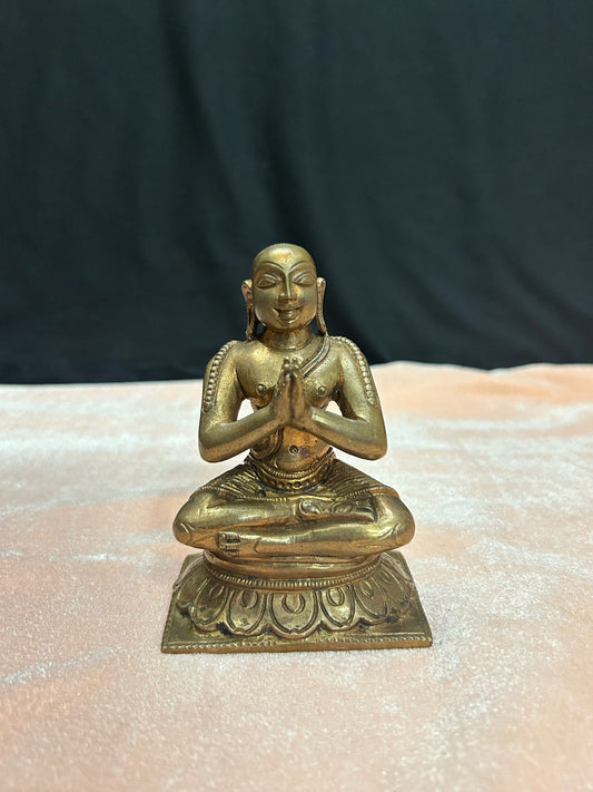 vintage bronze made ramanujacharya/ ramanuja swamy