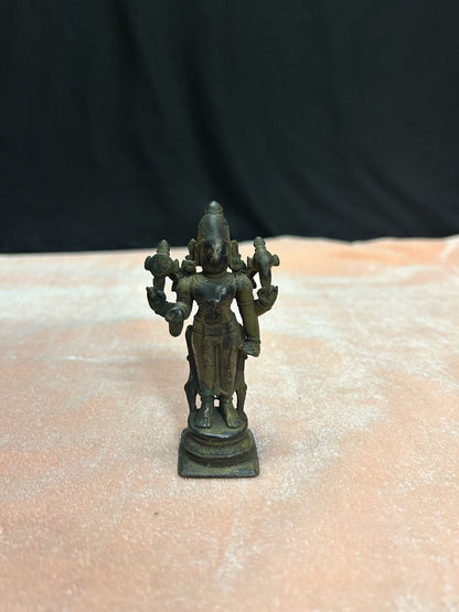 vintage bronze cast srinivasa idol