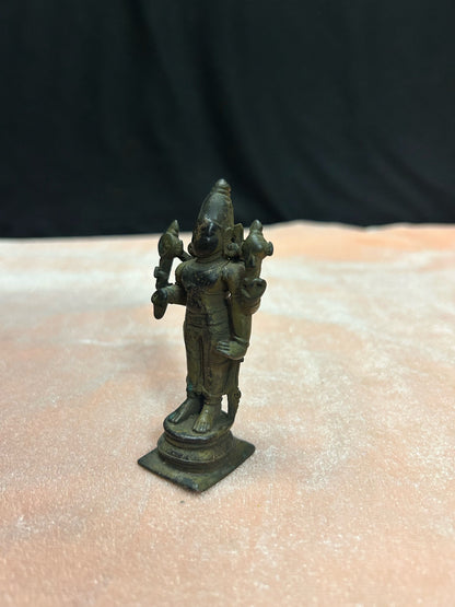 vintage bronze cast srinivasa idol